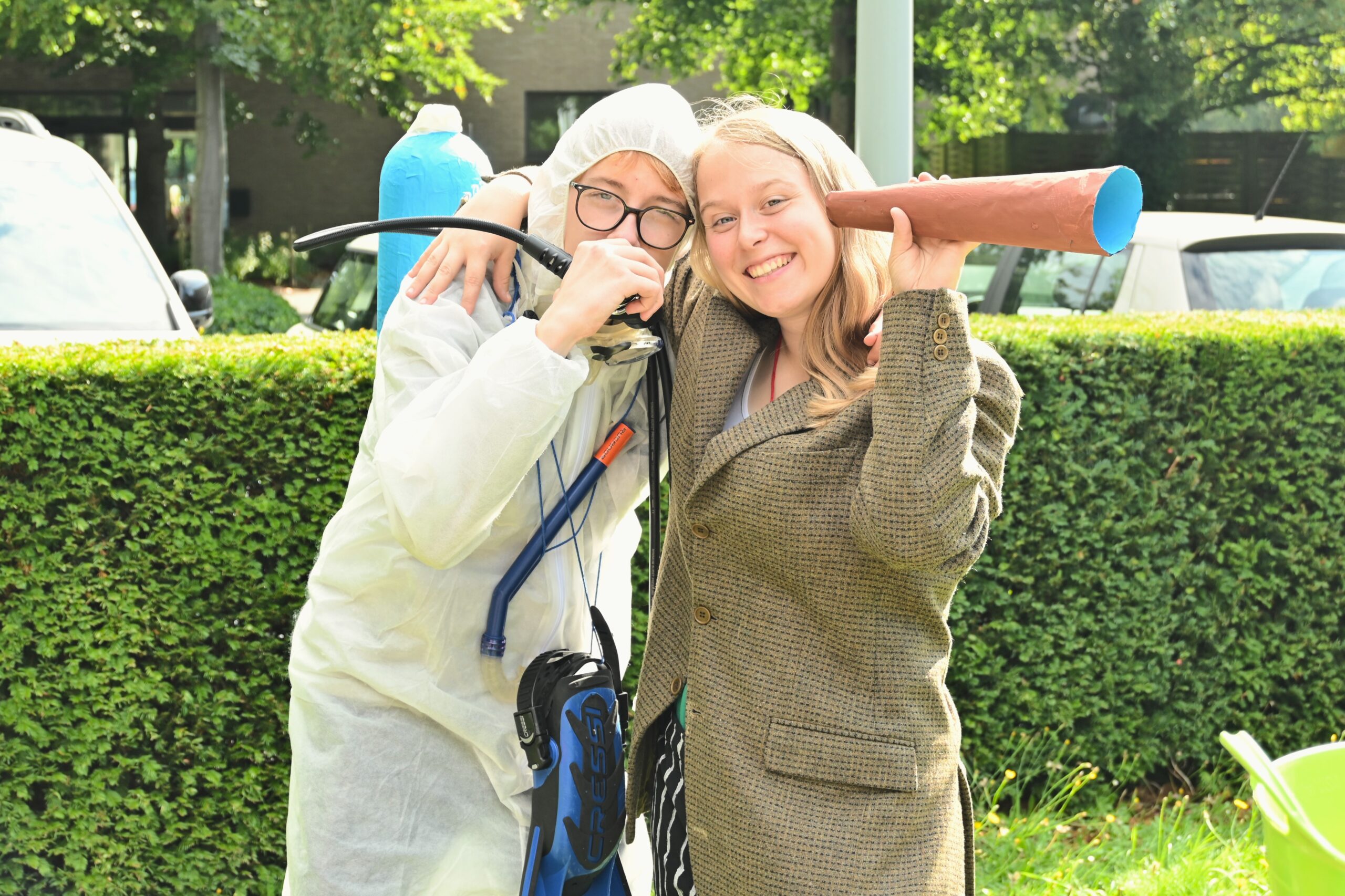 Animatoren Speelplein Kerekewere! Gilles & Eline ©Jonas Debrouwere